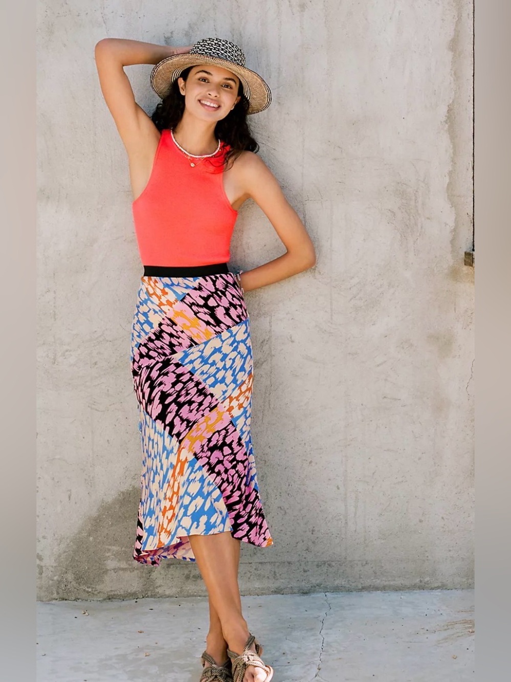 Corey Lynn Calter Bias Midi Skirt from Anthropologie very good used